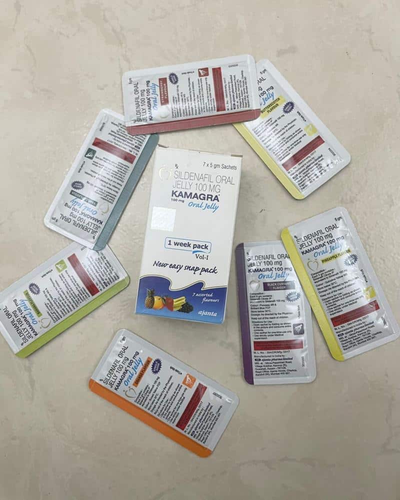 : Kamagra zselé hatása – 7 ízesítésű potencianövelő tasakok