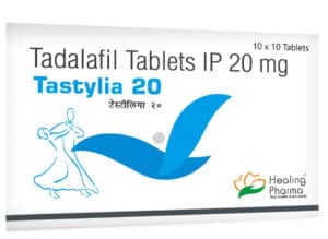 Tastylia 20 potencianövelő tabletta 20 mg tadalafil hatóanyaggal, akár 36 órás hatással
